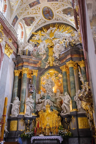 Czestochowa Polônia Maio 2014 Santuário Mosteiro Jasna Gora Vista Interior — Fotografia de Stock