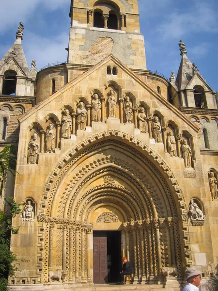 Budapest Hongrie Octobre 2014 Chapelle Jaki Près Château Vajdahunyad — Photo