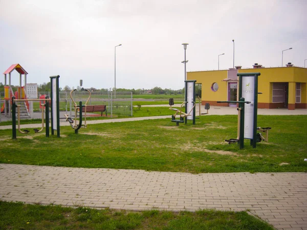 Klaj Poland May 2015 Infrastructure Rest Area Travellers Highway — 图库照片
