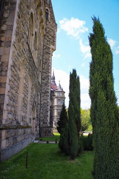 Moszna Pologne Mai 2015 Château Moszna Souvent Figuré Dans Liste — Photo