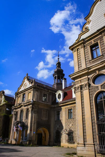 Moszna Polen Mei 2015 Het Kasteel Van Moszna Staat Vaak — Stockfoto