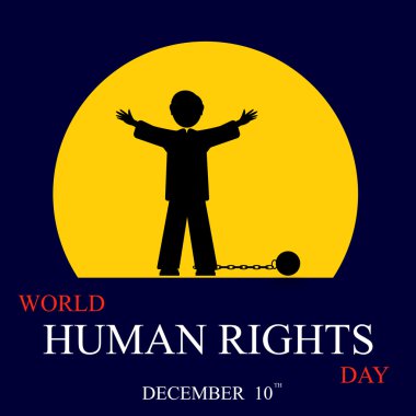 International Human Rights Day. clipart