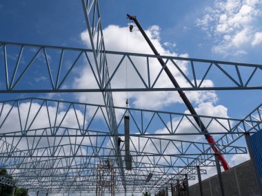 Mobil İnşaat vinçleri.