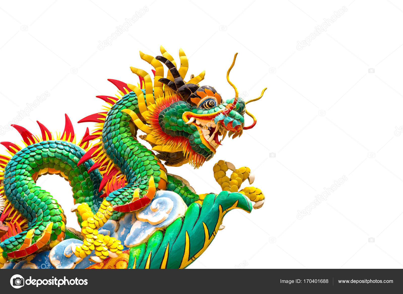 Plastic Canvas Craft Supplies & Tools Colorful Chinese Dragon