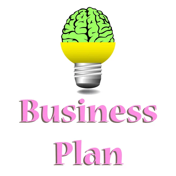 Concept de plan d'affaires — Image vectorielle