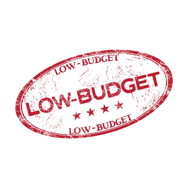 Niski budżet pieczątka — Wektor stockowy
