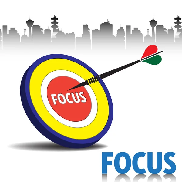 Focus target design — Stock Vector