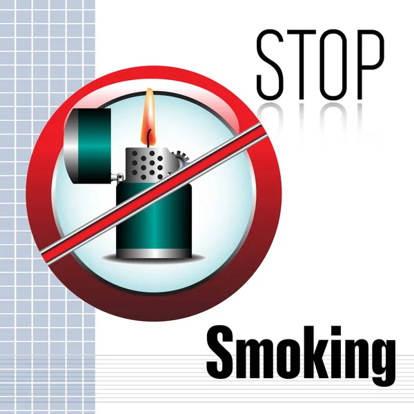 Dejar de fumar signo — Archivo Imágenes Vectoriales