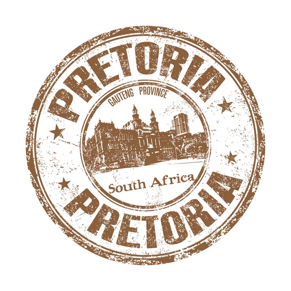 Pretoria timbre caoutchouc grunge — Image vectorielle