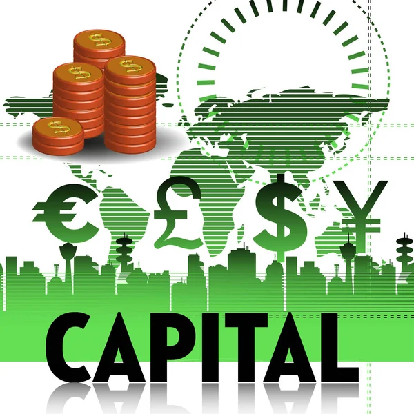 Tema Capital empresarial — Archivo Imágenes Vectoriales