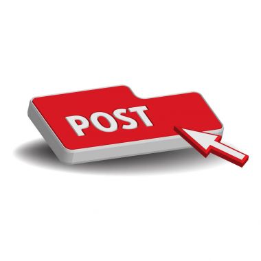 Kırmızı mesaj düğmesi