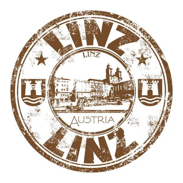 Linz grunge razítko — Stockový vektor