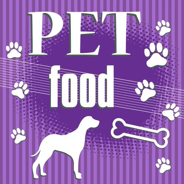 Pet food design — Stock Vector