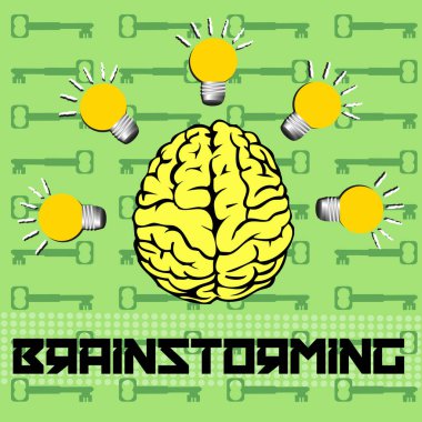 Sarı beyin ile beyin fırtınası Tema