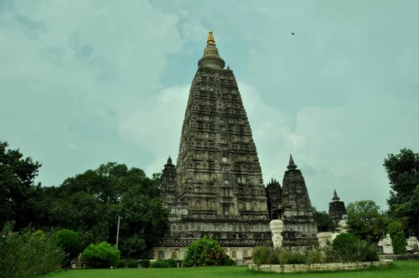 Ναός Του Mahabodhi Κυριολεκτικά Μεγάλη Αφύπνιση Ναός Είναι Μια Αρχαία — Φωτογραφία Αρχείου