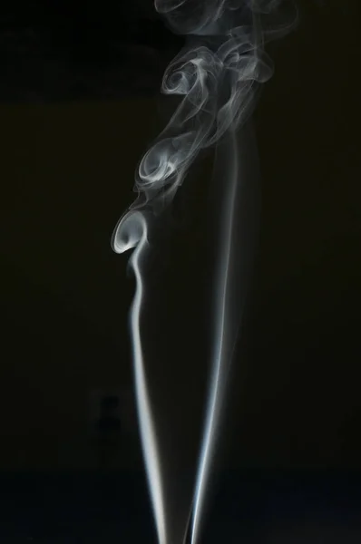 Rauch Auf Schwarzem Hintergrund Rauchhintergrund Abstrakter Rauch — Stockfoto