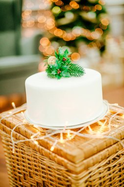 Yeni yıl ve Noel kutlamaları için iştah açıcı kek