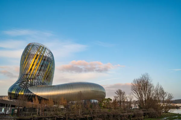 Fransa, Gironde, 16 Şubat 2020, Bordeaux, Şarap Şehri Hava Görüntüsü 