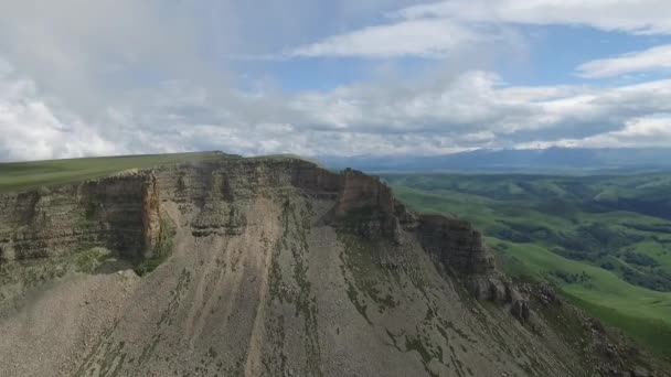 Hochplateaupanorama Aus Der Luft — Stockvideo