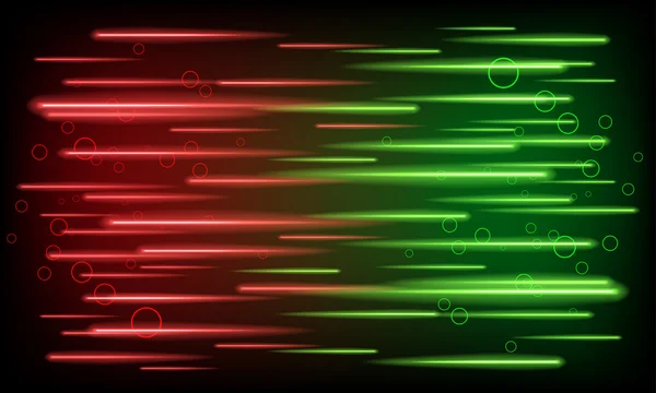 Abstracte achtergrond met gloeiende strepen — Stockvector