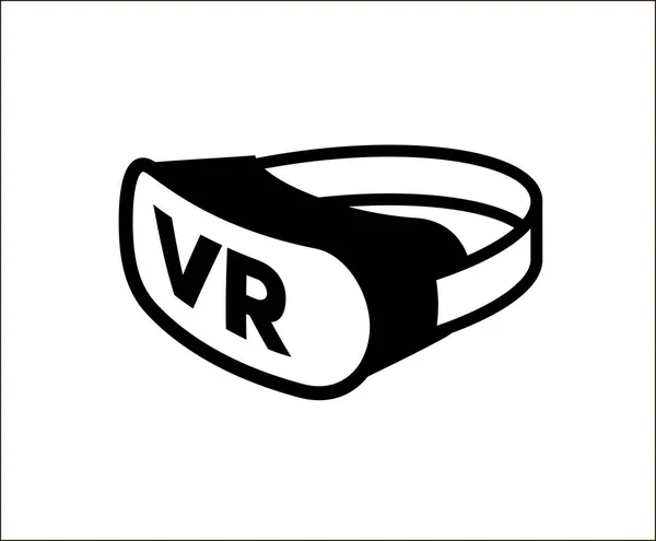 Ícone simples óculos de realidade virtual — Vetor de Stock