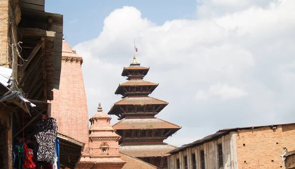 Temple in the ancient city of Kathmandu — ストック写真