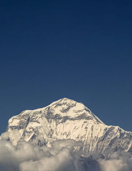 Bella e stupefacente montagna innevata — Foto Stock