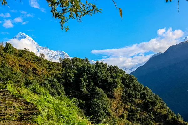 Nepal 'i ziyaret etmenin en iyi yolu dağ uçuşlarıdır. — Stok fotoğraf