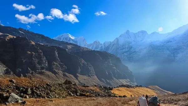 Caminata Turística Hacia el Monte Everest Base-camp —  Fotos de Stock