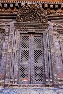 Ulusal Sanat Galerisi Girişi, Durbar Meydanı, Bhaktapur.