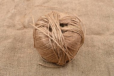 Tarih sicim, ip makarası, topu kenevir iplik Hank yakın çekim 