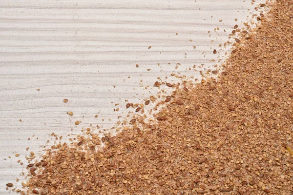 Farinha de diferentes grãos e sementes, boa para preparar a saúde — Fotografia de Stock