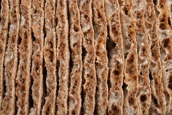 Macro picture of cereal crackers as background — Stock Photo, Image