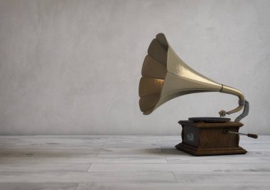 Vintage gramofon tarz