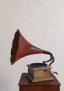 Gramofon Retro tarz.