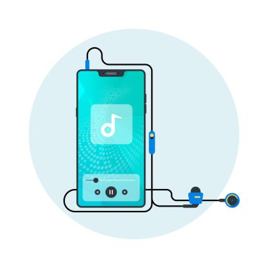 Kulaklık, kulaklık, cep telefonu, müzik dinleme, neşeli şarkılar çalma listesi, müzik çalar, Stereo ses, Kulaklık, kordon teli, ses cihazı, giysi baskısı ve kapak.