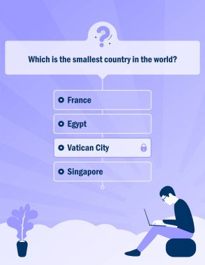 Sınav, Sınav, Sosyal medya quiz oyunu şablonu & arka plan, Soru, Takım oluşturma faaliyetleri, Değerlendirme için Nesnel soru