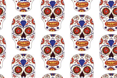 Meksika gün ölü desen