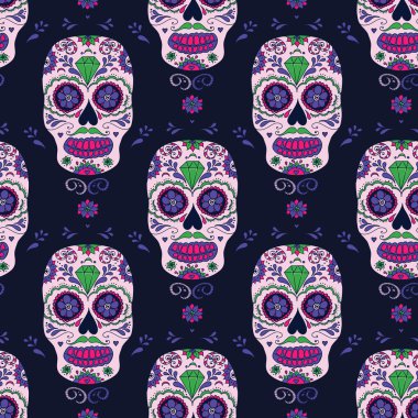 Meksika gün ölü desen