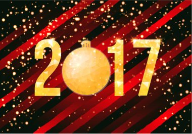 2017 yeni yıl kartı 
