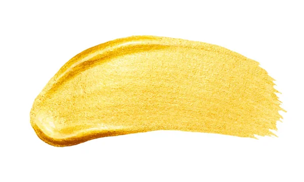Ručně malované zlaté tah — Stockový vektor