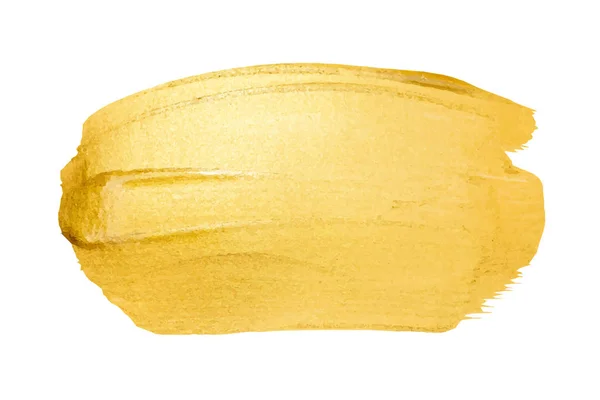 Pincelada dorada — Archivo Imágenes Vectoriales