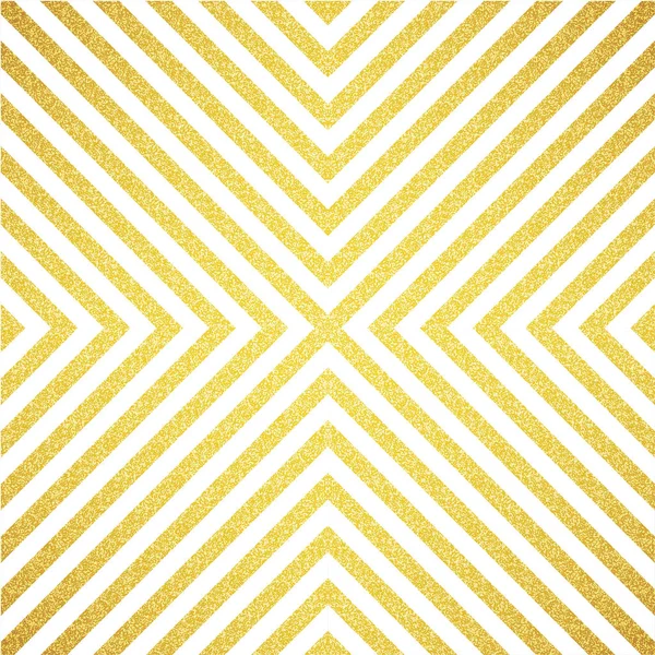 Gold glitzernde Linien Muster — Stockvektor