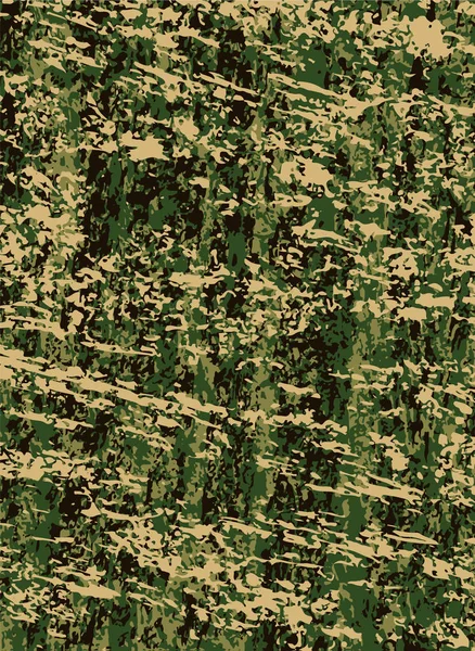 Vecteur abstrait militaire ou fond de camouflage de chasse. Texture kaki — Image vectorielle