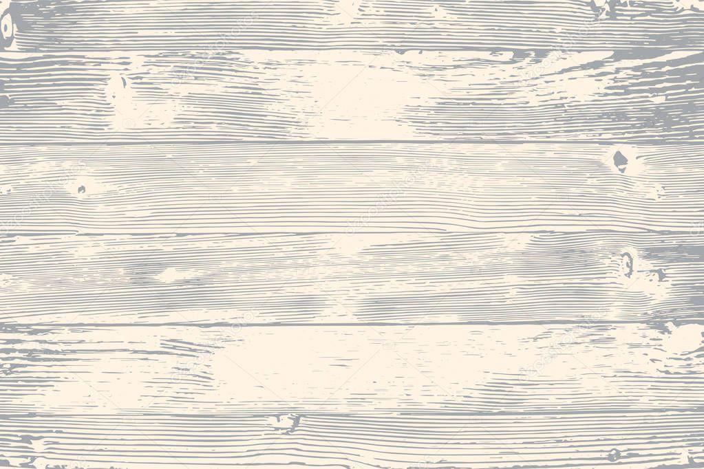 Wooden planks overlay texture for your design. Shabby chic background. Easy to edit vector wood texture backdrop.