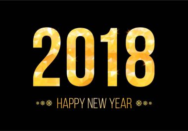 2018 mutlu yeni yıl kartı