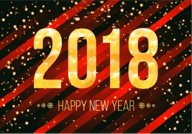 2018 mutlu yeni yıl kartı