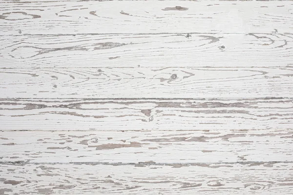 Witte hout textuur achtergrond. Bovenaanzicht oppervlak van de tafel om plat te schieten lay. — Stockfoto