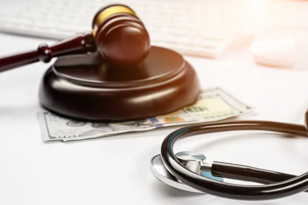 Procedimento Judicial Medicina Local Trabalho Médico Erros Médicos — Fotografia de Stock