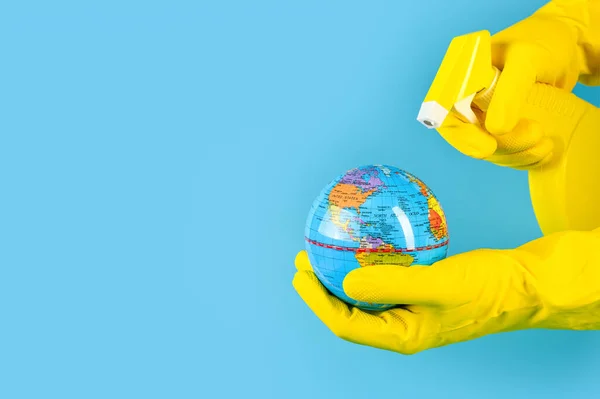 Cleaning Service Concept Clean Planet Earth Future Generations — Stock Photo, Image